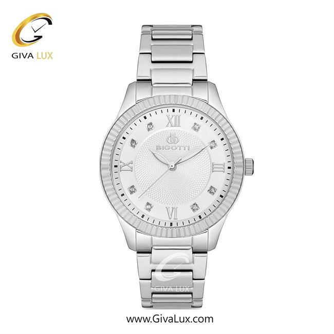 ساعت مچی اورجینال زنانه بیگوتی BIGOTTI نقره ای | نقره ای| نقره ای| کد رفرنس BG.1.10157.1