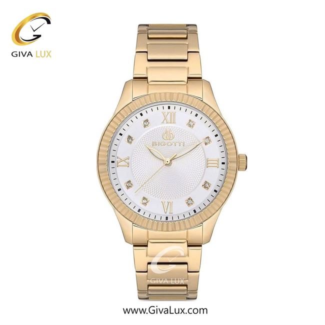 ساعت مچی اورجینال زنانه بیگوتی BIGOTTI طلایی | طلایی| نقره ای| کد رفرنس BG.1.10157.3