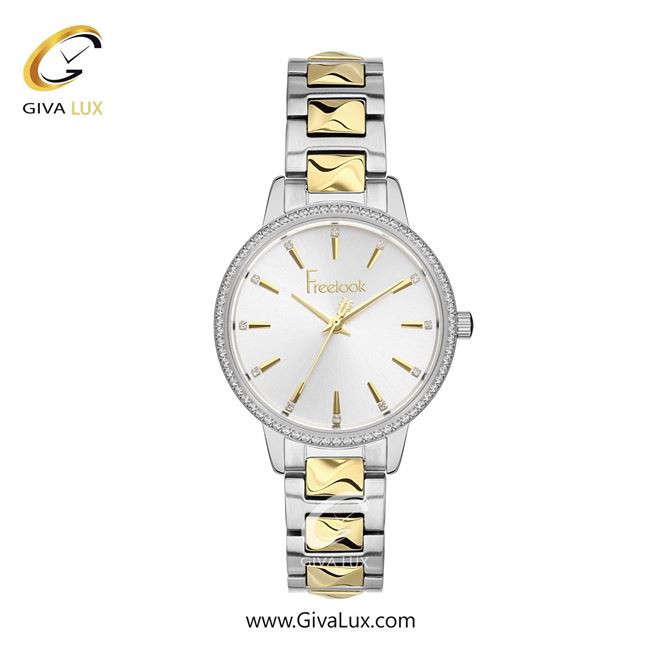 ساعت مچی اورجینال زنانه فریلوک Freelook نقره ای | نقره ای-طلایی| نقره ای| کد رفرنس FL.1.10404-4