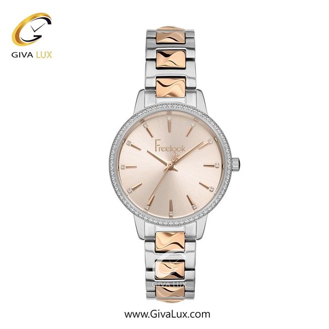 ساعت مچی اورجینال زنانه فریلوک Freelook نقره ای | نقره ای-رزگلد| رزگلد| کد رفرنس FL.1.10404-5