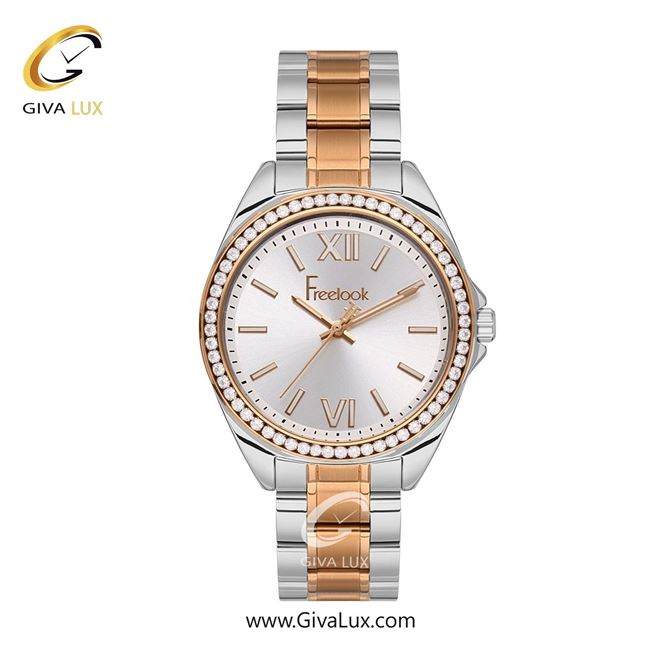 ساعت مچی اورجینال زنانه فریلوک Freelook رزگلد | رزگلد-نقره ای| نقره ای| کد رفرنس FL.1.10405-5