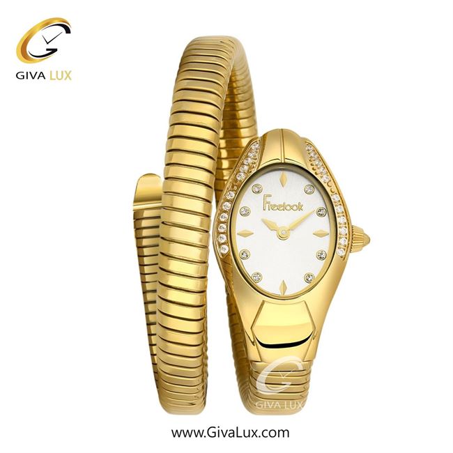 ساعت مچی اورجینال زنانه فریلوک Freelook طلایی | طلایی| سفید| کد رفرنس FL.1.10409-2