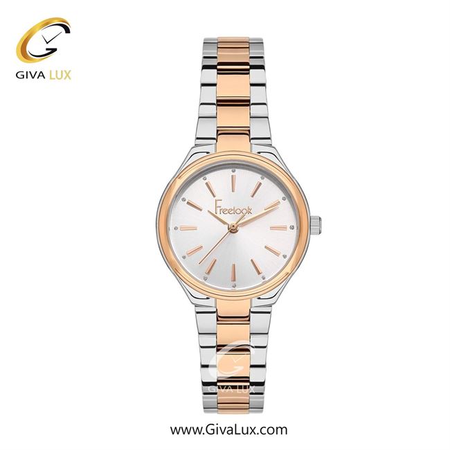ساعت مچی اورجینال زنانه فریلوک Freelook رزگلد | نقره ای-رزگلد| نقره ای| کد رفرنس FL.1.10413-5