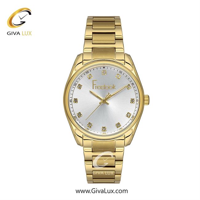ساعت مچی اورجینال زنانه فریلوک Freelook طلایی | طلایی| نقره ای| کد رفرنس FL.1.10414-3