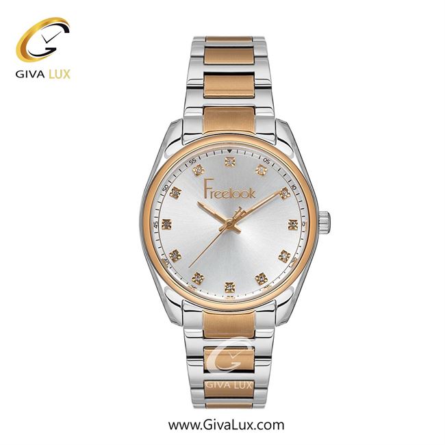 ساعت مچی اورجینال زنانه فریلوک Freelook رزگلد | نقره ای-رزگلد| نقره ای| کد رفرنس FL.1.10414-5