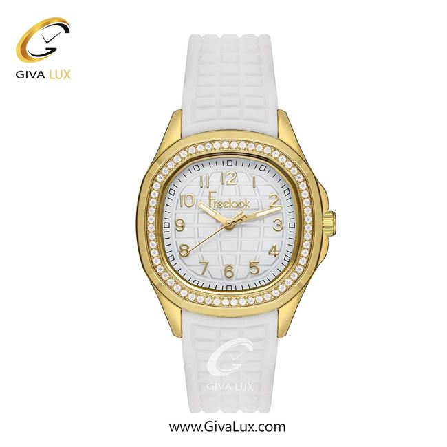 ساعت مچی اورجینال زنانه فریلوک Freelook طلایی | سفید| سفید| کد رفرنس FL.1.10419-3