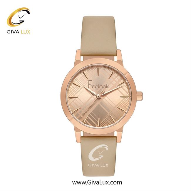 ساعت مچی اورجینال زنانه فریلوک Freelook رزگلد | کرم| رزگلد| کد رفرنس FL.1.10420-4