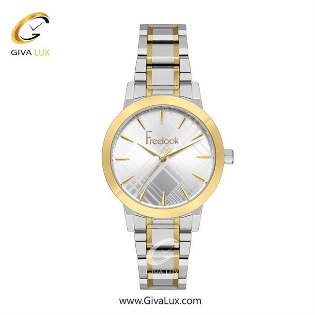 ساعت مچی اورجینال زنانه فریلوک Freelook طلایی | طلایی-نقره ای| نقره ای| کد رفرنس FL.1.10421-4