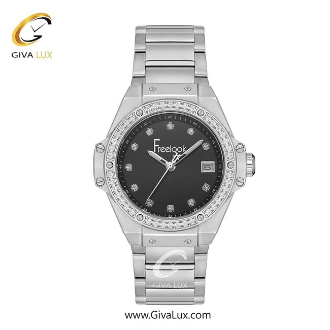 ساعت مچی اورجینال زنانه فریلوک Freelook نقره ای | نقره ای| مشکی| کد رفرنس FL.1.10434-2