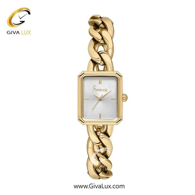 ساعت مچی اورجینال زنانه فریلوک Freelook طلایی | طلایی| نقره ای| کد رفرنس FL.1.10435-3