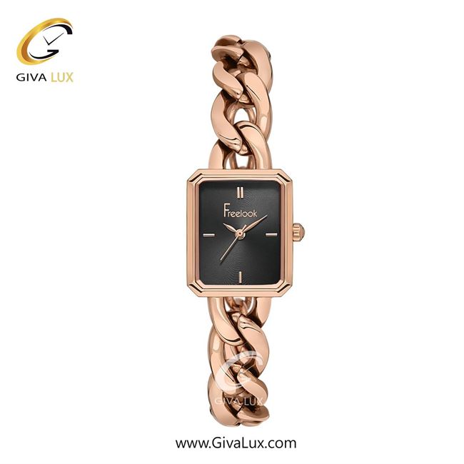 ساعت مچی اورجینال زنانه فریلوک Freelook رزگلد | رزگلد| مشکی| کد رفرنس FL.1.10435-6
