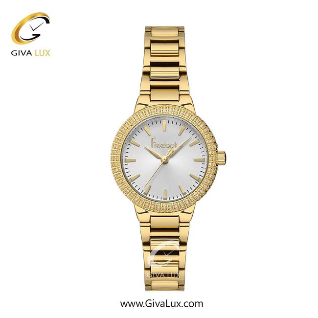 ساعت مچی اورجینال زنانه فریلوک Freelook طلایی | طلایی| نقره ای| کد رفرنس FL.1.10438-2