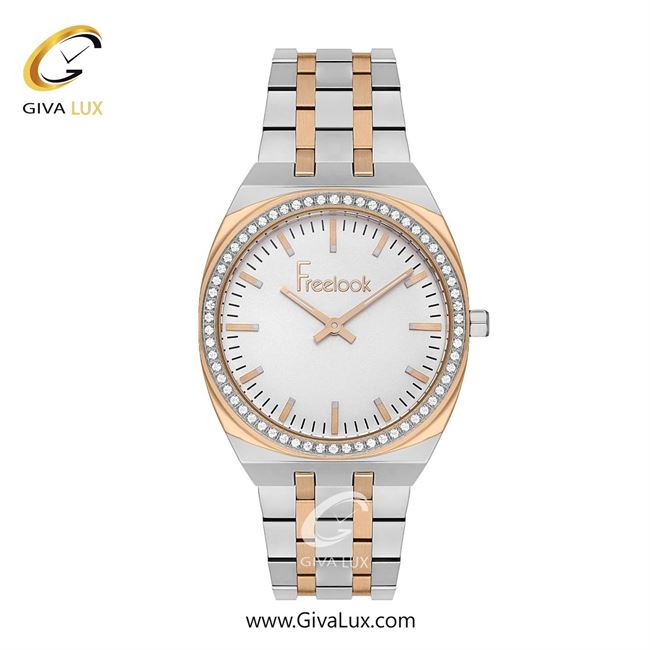 ساعت مچی اورجینال زنانه فریلوک Freelook رزگلد | رزگلد-نقره ای| نقره ای| کد رفرنس FL.1.10439-5