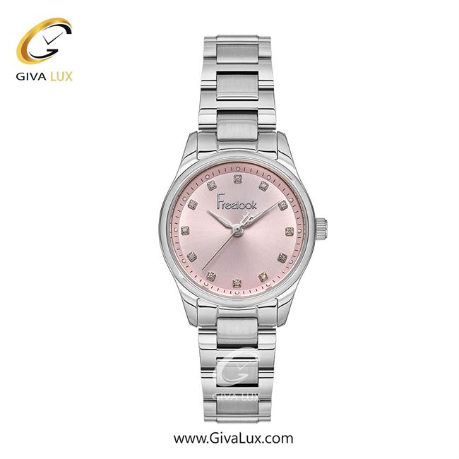 ساعت مچی اورجینال زنانه فریلوک Freelook نقره ای | نقره ای| صورتی| کد رفرنس FL.1.10444-3