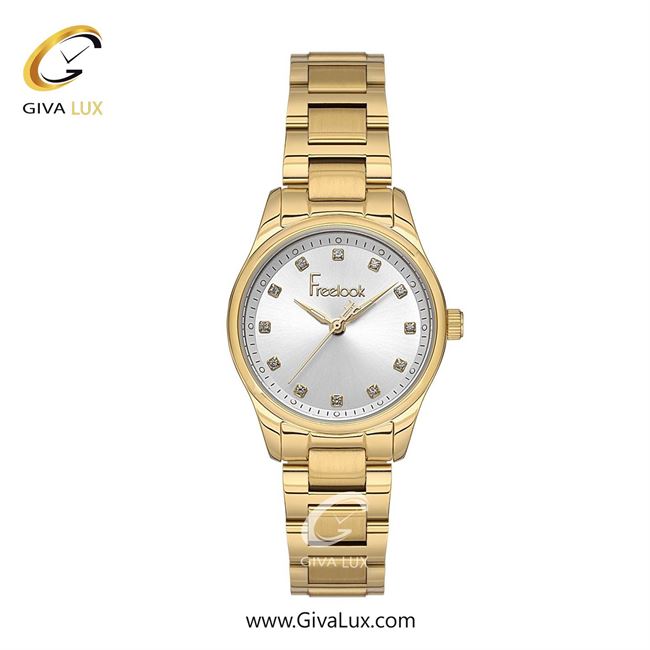 ساعت مچی اورجینال زنانه فریلوک Freelook طلایی | طلایی| نقره ای| کد رفرنس FL.1.10444-5