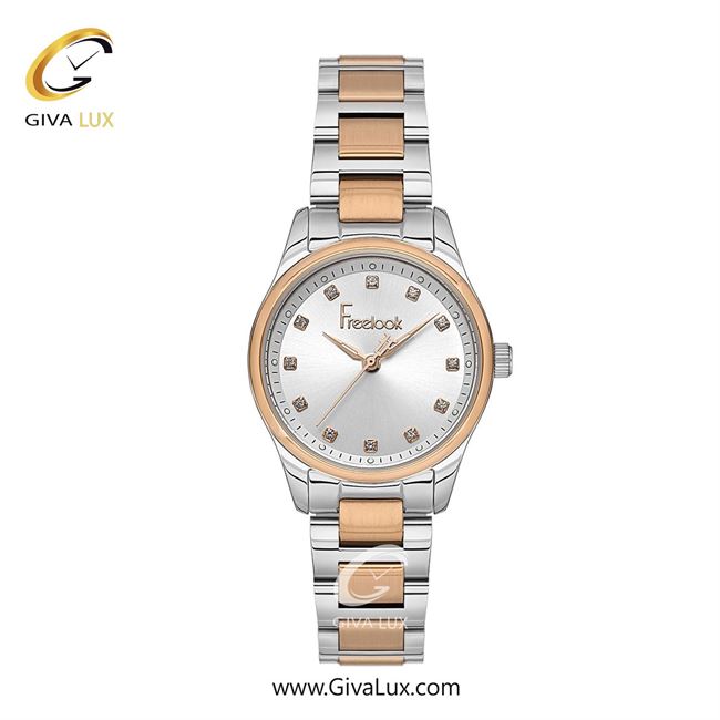 ساعت مچی اورجینال زنانه فریلوک Freelook رزگلد | نقره ای-رزگلد| نقره ای| کد رفرنس FL.1.10444-7