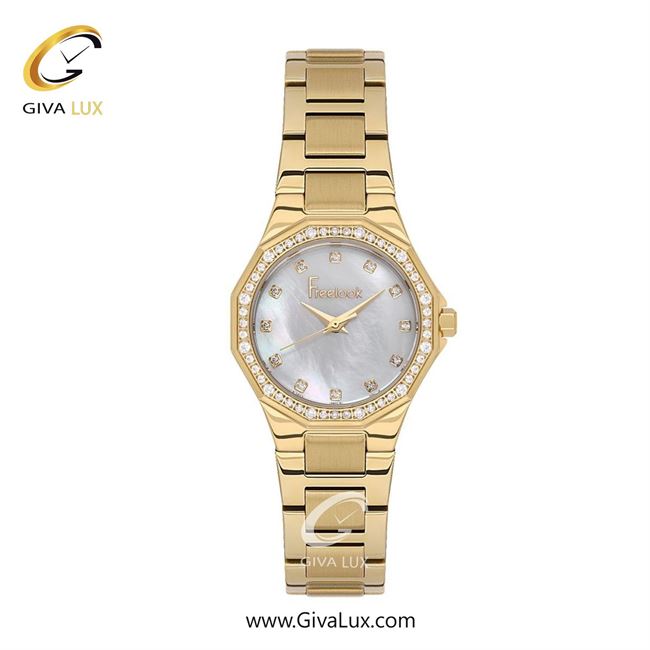 ساعت مچی اورجینال زنانه فریلوک Freelook طلایی | طلایی| نقره ای| کد رفرنس FL.1.10456.2