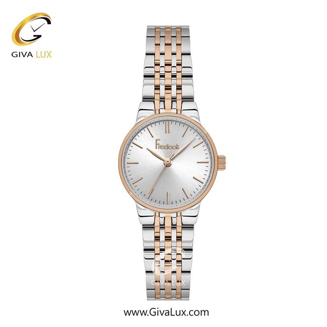 ساعت مچی اورجینال زنانه فریلوک Freelook رزگلد | رزگلد-نقره ای| نقره ای| کد رفرنس FL.1.10458.3