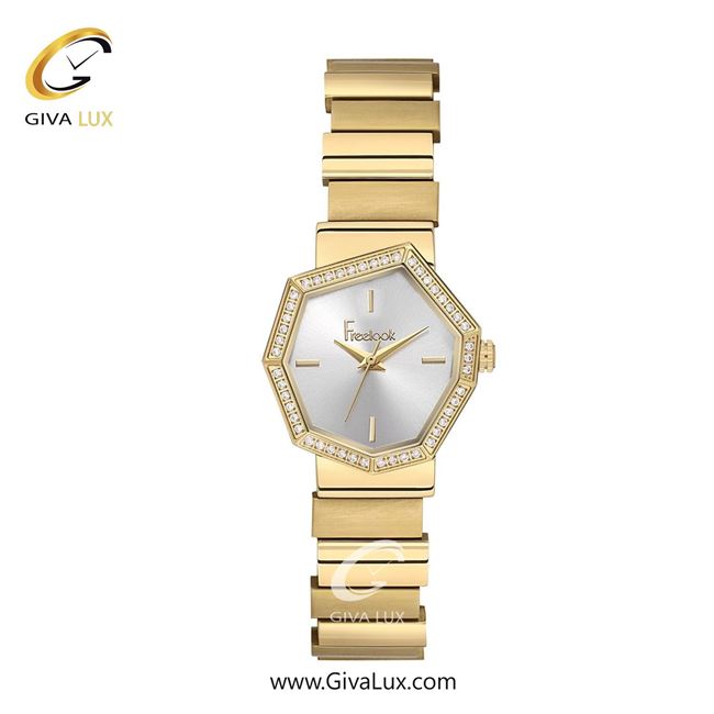 ساعت مچی اورجینال زنانه فریلوک Freelook طلایی | طلایی| نقره ای| کد رفرنس FL.1.10492-2