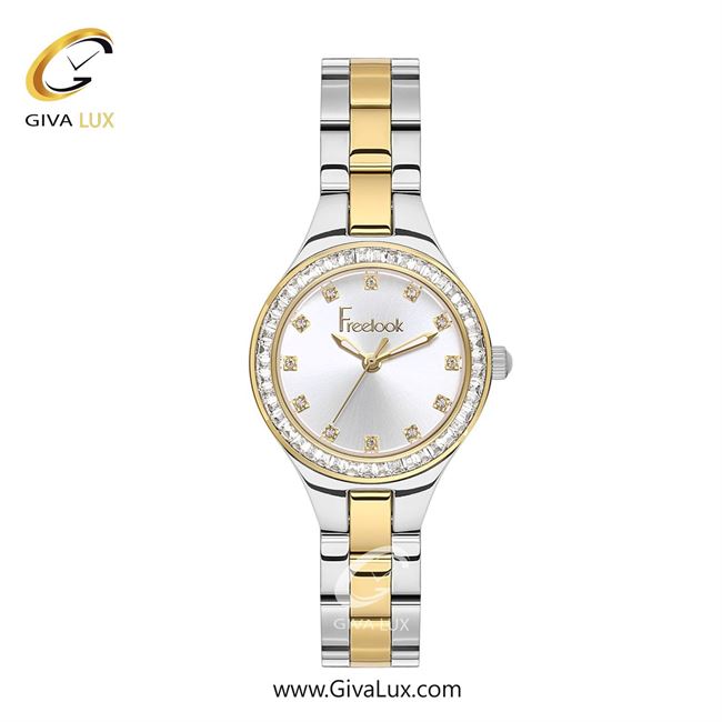 ساعت مچی اورجینال زنانه فریلوک Freelook طلایی | طلایی-نقره ای| نقره ای| کد رفرنس FL.1.10493-5