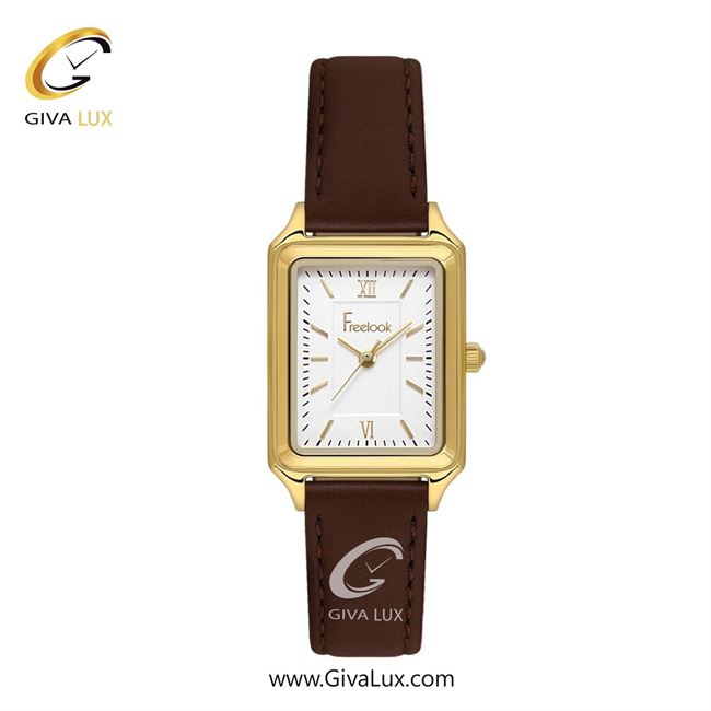 ساعت مچی اورجینال زنانه فریلوک Freelook طلایی | قهوه ای| سفید| کد رفرنس FL.1.10500-2