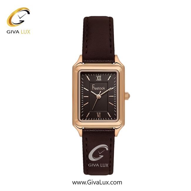 ساعت مچی اورجینال زنانه فریلوک Freelook رزگلد | قهوه ای| قهوه ای| کد رفرنس FL.1.10500-4