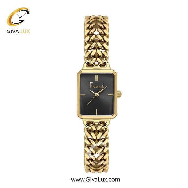 ساعت مچی اورجینال زنانه فریلوک Freelook طلایی | طلایی| مشکی| کد رفرنس FL.1.10503-5