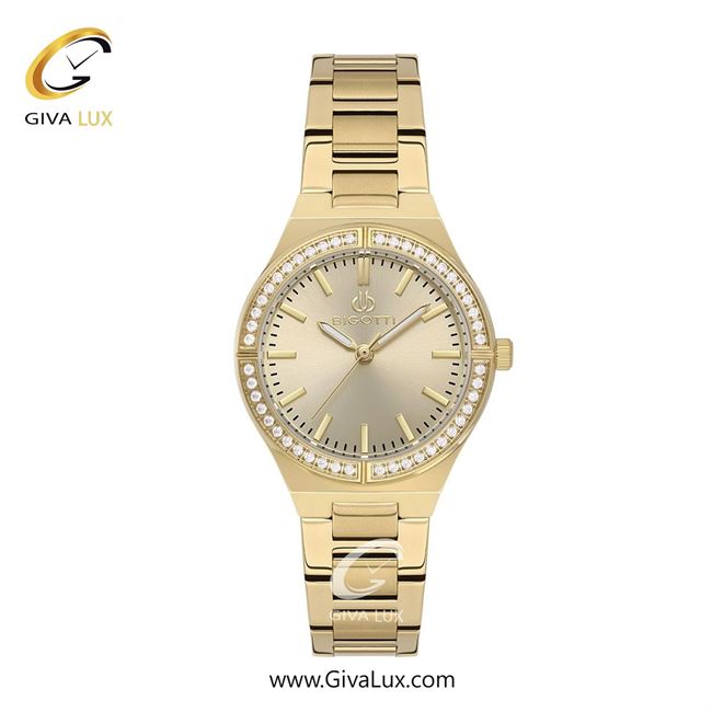 ساعت مچی اورجینال زنانه بیگوتی BIGOTTI طلایی | طلایی| طلایی| کد رفرنس BG.1.10559-2