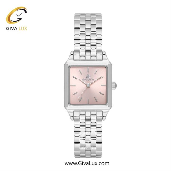 ساعت مچی اورجینال زنانه بیگوتی BIGOTTI نقره ای | نقره ای| صورتی| کد رفرنس BG.1.10560-2