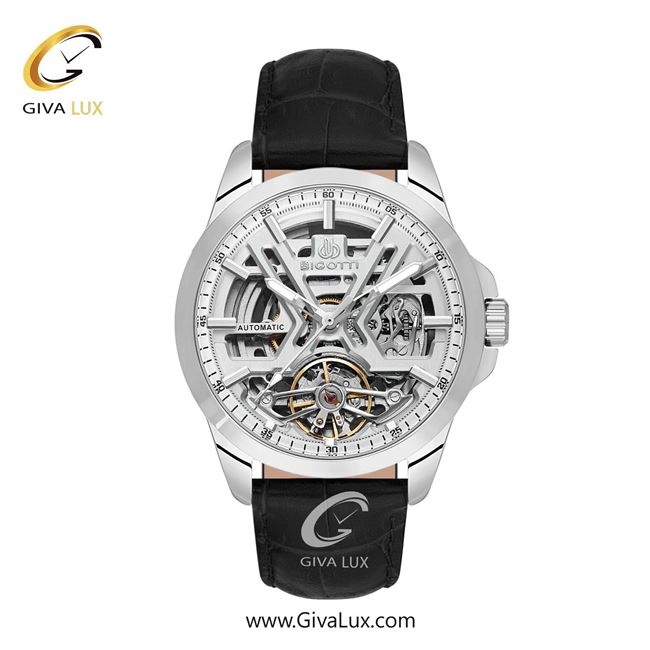 ساعت مچی اورجینال مردانه بیگوتی BIGOTTI نقره ای | مشکی| نقره ای| کد رفرنس BG.1.10565-1