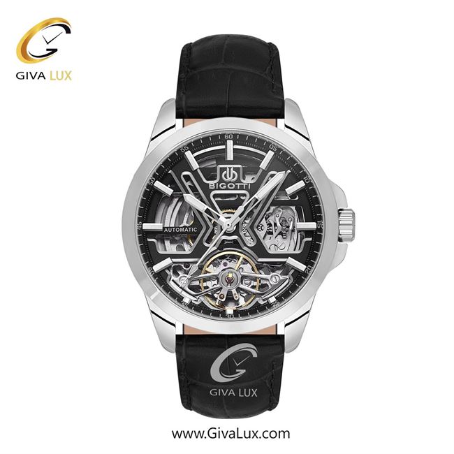 ساعت مچی اورجینال مردانه بیگوتی BIGOTTI نقره ای | مشکی| مشکی| کد رفرنس BG.1.10565-3