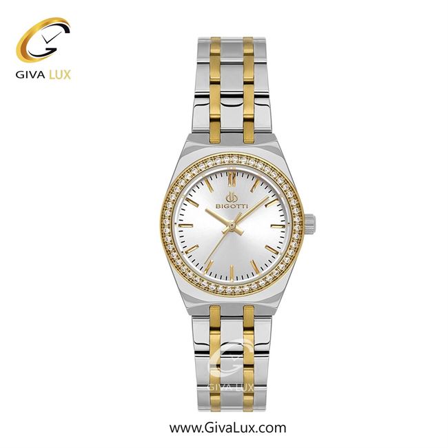 ساعت مچی اورجینال زنانه بیگوتی BIGOTTI طلایی | نقره ای-طلایی| نقره ای| کد رفرنس BG.1.10615-4