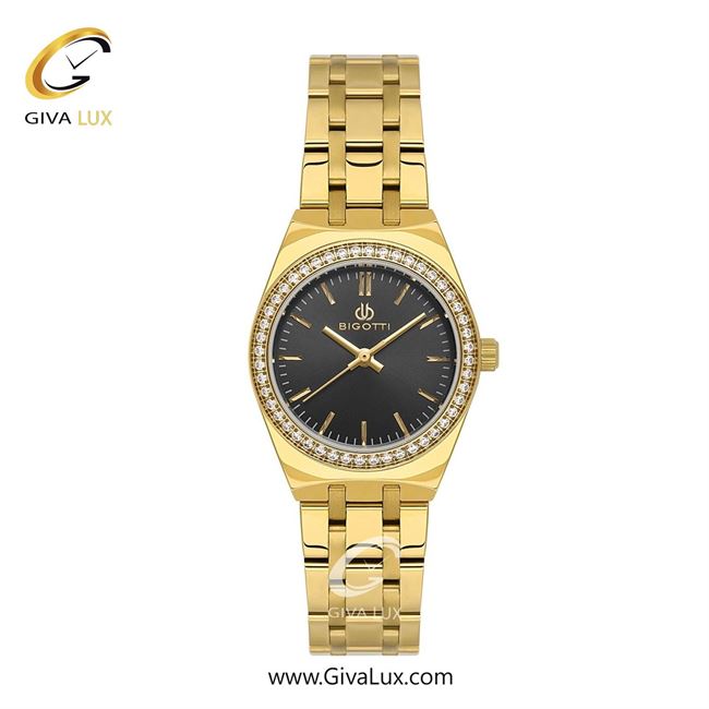ساعت مچی اورجینال زنانه بیگوتی BIGOTTI طلایی | طلایی| مشکی| کد رفرنس BG.1.10615-7