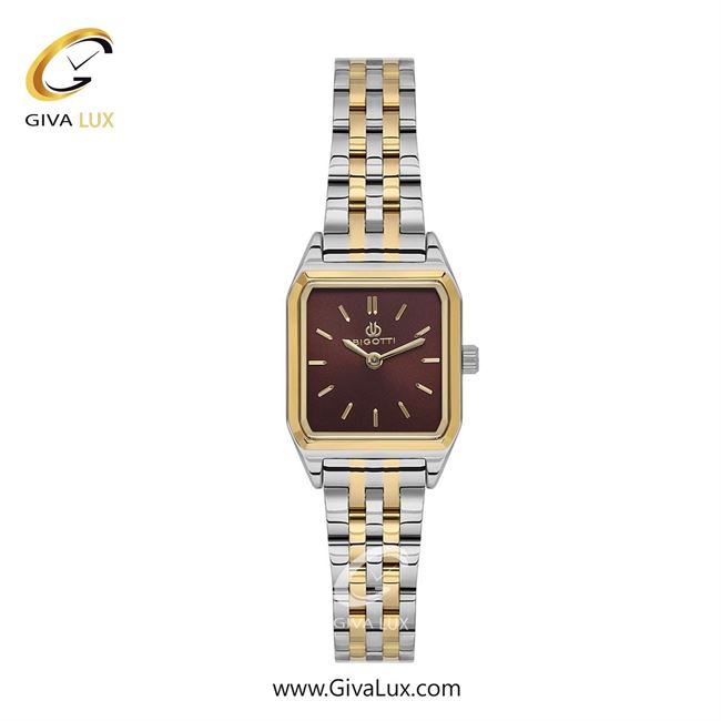 ساعت مچی اورجینال زنانه بیگوتی BIGOTTI طلایی | طلایی-نقره ای| قهوه ای| کد رفرنس BG.1.10619-6
