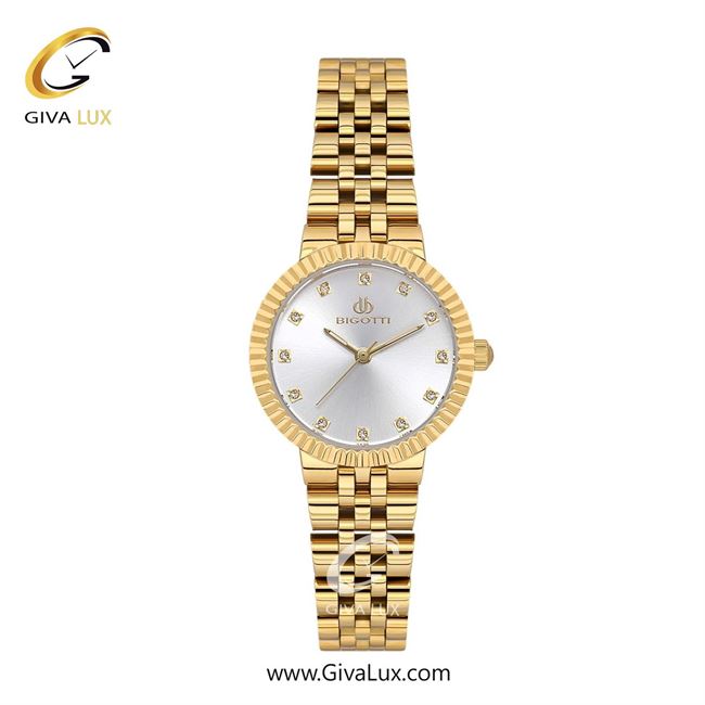 ساعت مچی اورجینال زنانه بیگوتی BIGOTTI طلایی | طلایی| نقره ای| کد رفرنس BG.1.10620-2