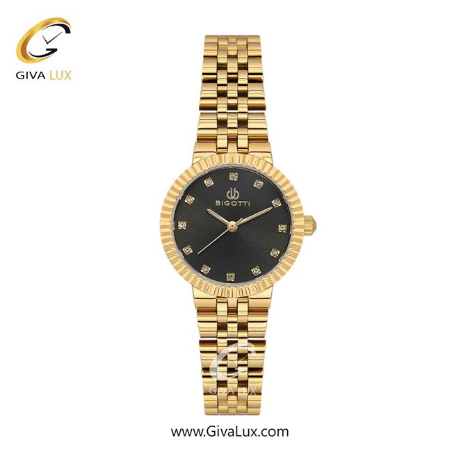 ساعت مچی اورجینال زنانه بیگوتی BIGOTTI طلایی | طلایی| مشکی| کد رفرنس BG.1.10620-7