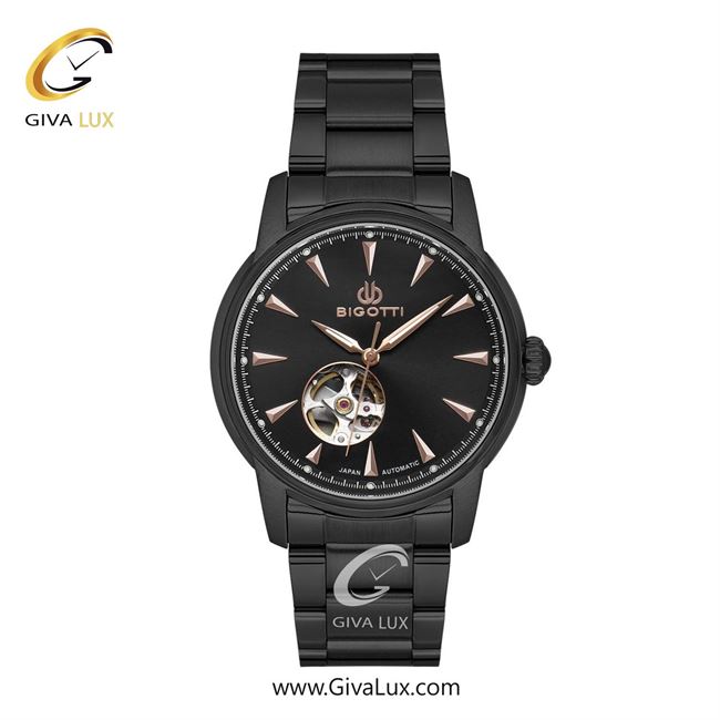 ساعت مچی اورجینال مردانه بیگوتی BIGOTTI مشکی | مشکی| مشکی| کد رفرنس BG.1.10632.5
