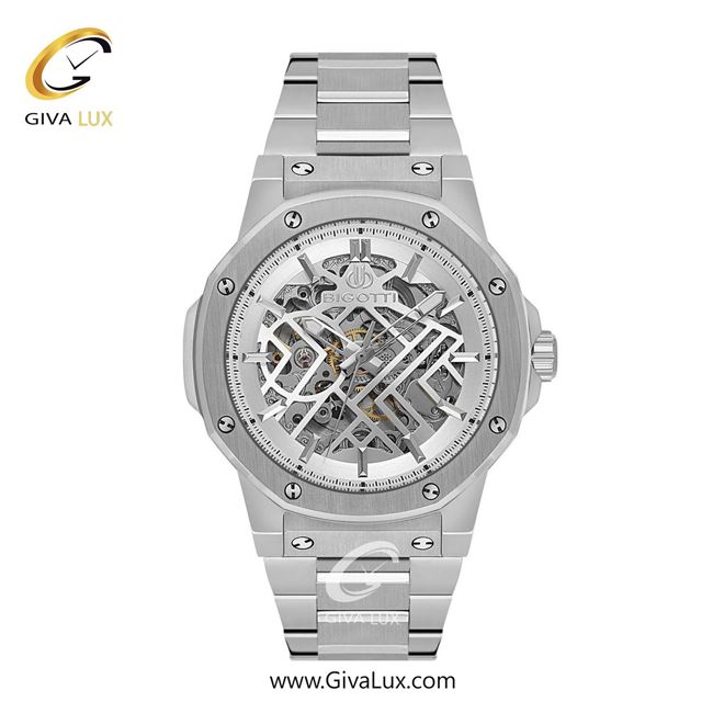 ساعت مچی اورجینال مردانه بیگوتی BIGOTTI نقره ای | نقره ای| نقره ای| کد رفرنس BG.1.10633-1