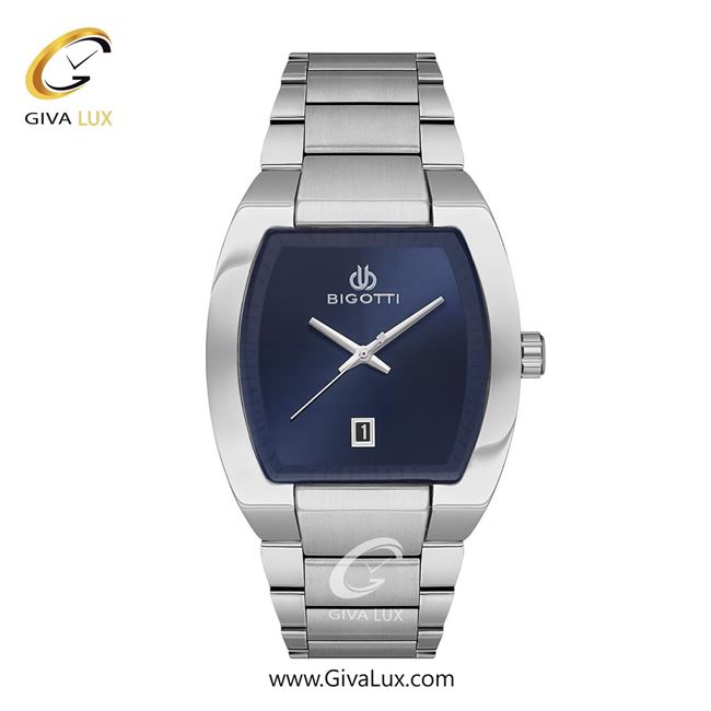 ساعت مچی اورجینال مردانه بیگوتی BIGOTTI نقره ای | نقره ای| سرمه ای| کد رفرنس BG.1.10637-2