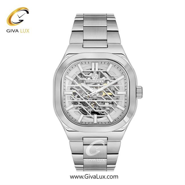 ساعت مچی اورجینال مردانه بیگوتی BIGOTTI نقره ای | نقره ای| نقره ای| کد رفرنس BG.1.10645.1