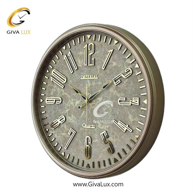 ساعت دیواری اورجینال امپریال PVC نقره ای| کد رفرنس 105