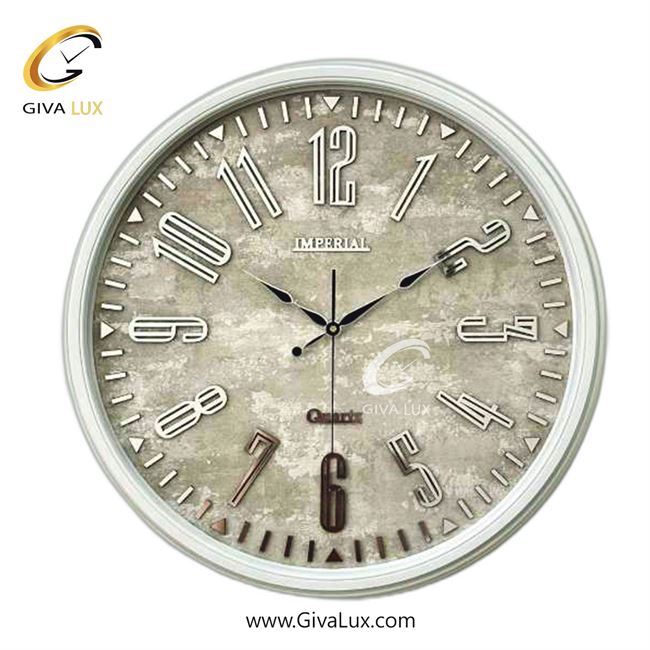 ساعت دیواری اورجینال امپریال PVC سفید| کد رفرنس 105