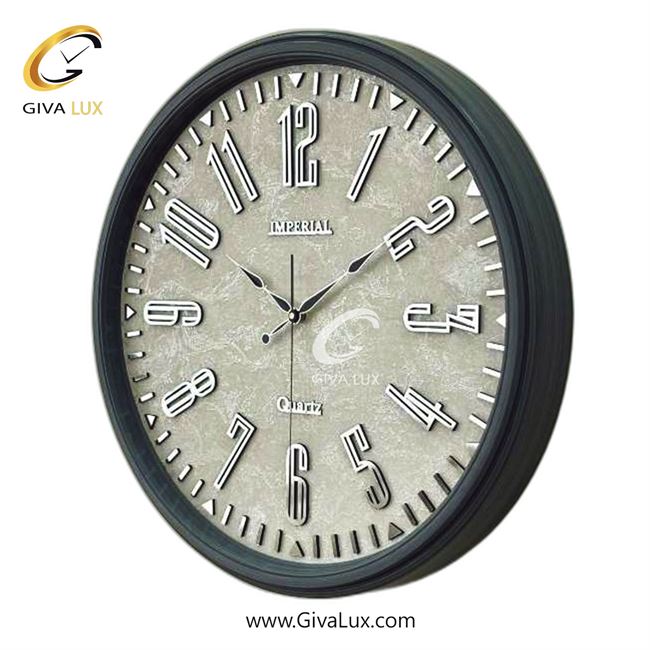 ساعت دیواری اورجینال امپریال PVC طوسی| کد رفرنس 105