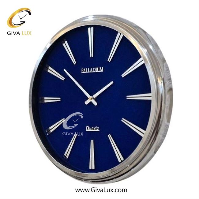 ساعت دیواری اورجینال پالادیوم آلیاژ فلزی نقره ای| کد رفرنس 106
