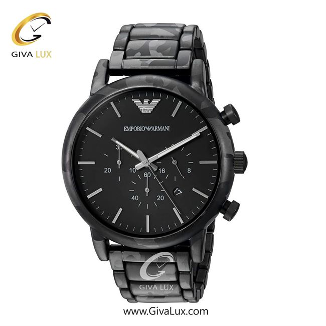 ساعت مچی اورجینال مردانه امپریو آرمانی سه موتوره کرنوگراف مشکی | مشکی| مشکی| کد رفرنس ar11045