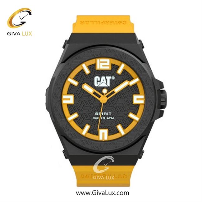 ساعت مچی اورجینال مردانه کاترپیلار | CATERPILLAR | کترپیلار | CAT  تیتانیوم | زرد| دودی|تیتانیوم| کد رفرنس LO.111.27.137