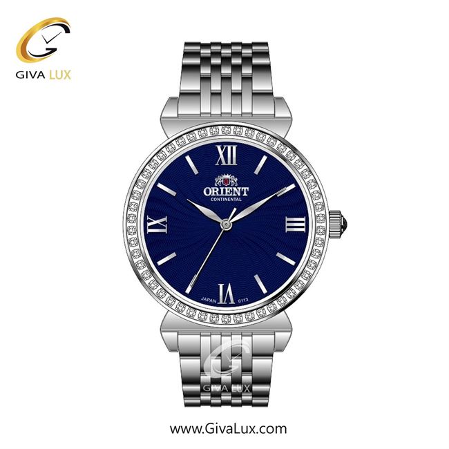 ساعت مچی اورجینال زنانه اورینت (کانتیننتال) | Orient (Continental) نقره ای | نقره ای| آبی کاربنی| کد رفرنس 0113