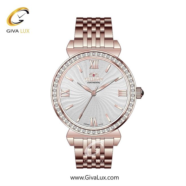 ساعت مچی اورجینال زنانه اورینت (کانتیننتال) | Orient (Continental) رزگلد | رزگلد| نقره ای| کد رفرنس 0113