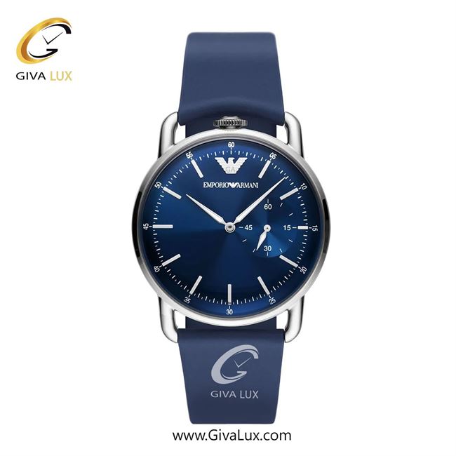ساعت مچی اورجینال مردانه امپریو آرمانی دو موتوره زیر ثانیه نقره ای | سرمه ای| سرمه ای| کد رفرنس ar11335