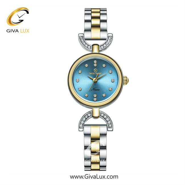 ساعت مچی اورجینال زنانه دنیل سزار طلایی | نقره ای-طلایی| آبی| کد رفرنس DC-1142